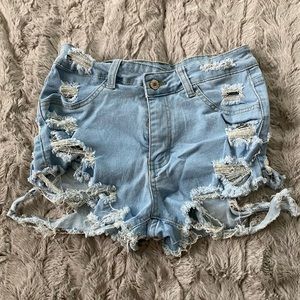 Amazon || Medium || Jean Shorts || Light Blue